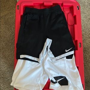 Nike Dual-Tone Black and White Shorts